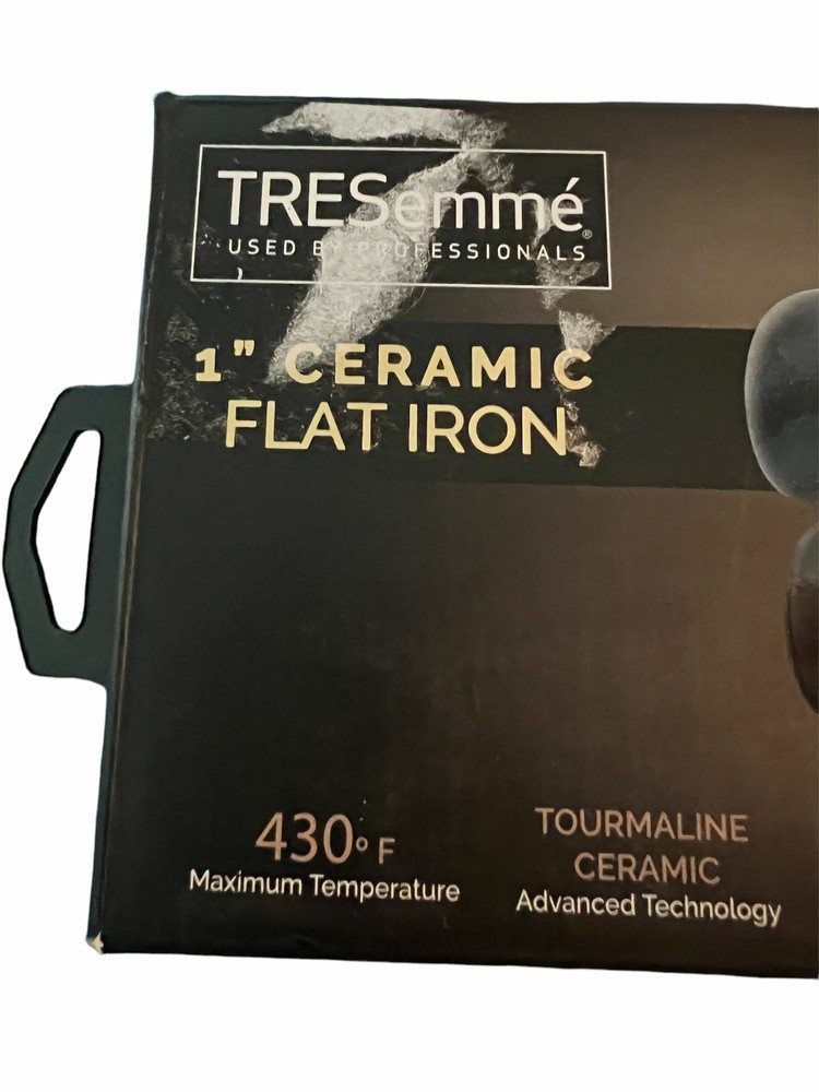 Tresemme Thermal Creations Soft Touch Series 1" Ceramic Flat Iron New Open Box