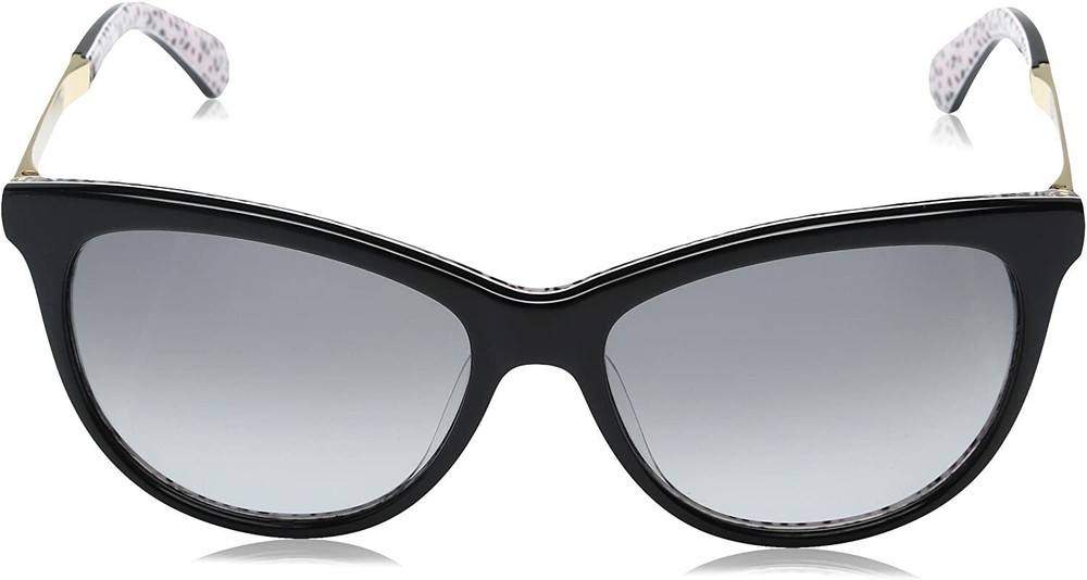 Kate Spade JIZELLE 0UYY Black Pattern Red / Dark Grey Gradient Sunglasses