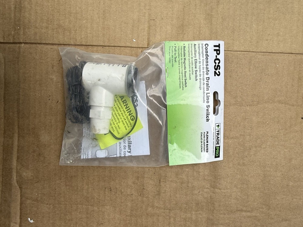 Condensate Drain Line Switch TP-CS2 Overflow Protection Trade Pro AC HVAC
