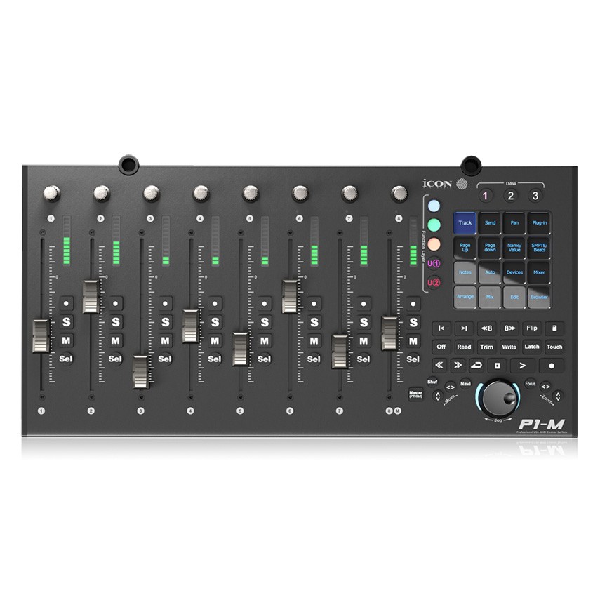 iCon Pro Audio P1-M DAW Control Surface Bundle with D4T Display
