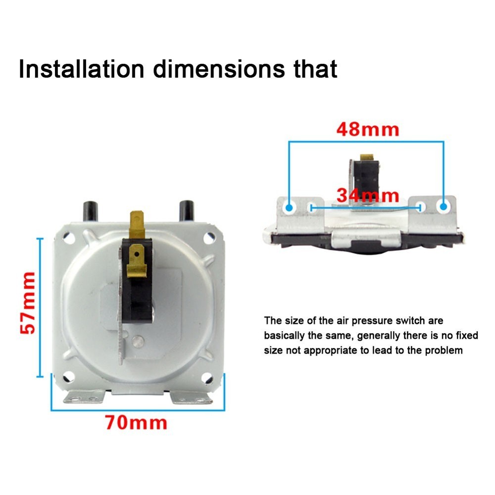 Air Pressure Switch AC 2000V 50Hz 60S Exhaust Gas Switch KFR-1 Powerful