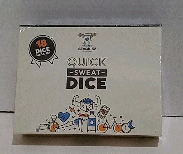 Stack 52 Quick Sweat Dice Game Of Fit Beg-Adv Difficulty New