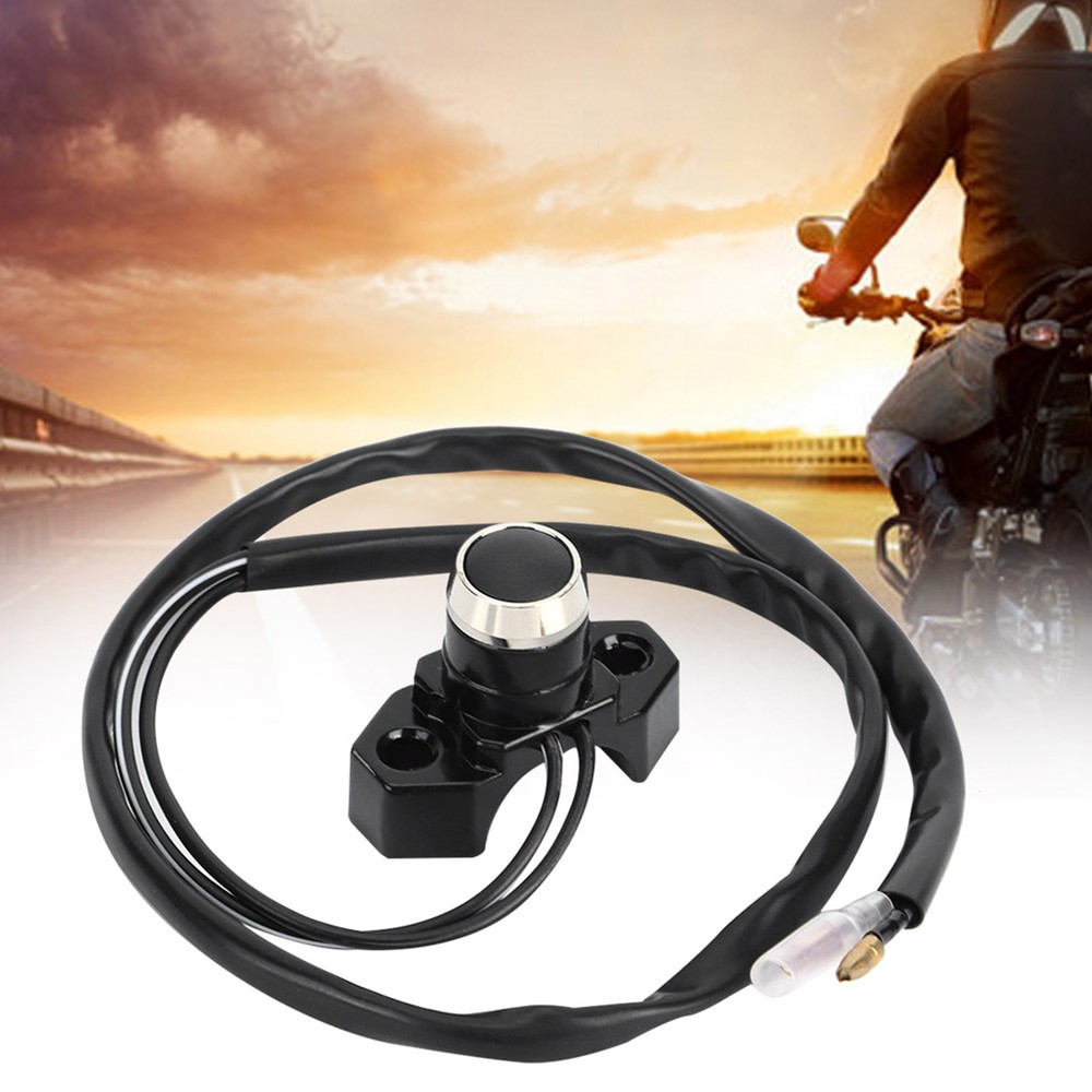 22mm Motorcycle Motorbike Handlebar CNC Engine Start Stop Kill Button Switch BT