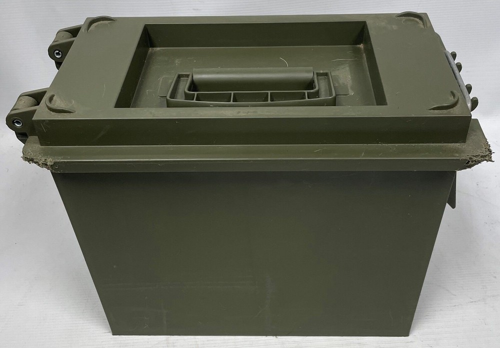 Polymer Ammunition Field Box Can Carrying Case Organizer Heavy Duty Storage