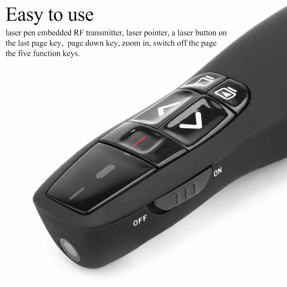 Wireless USB PPT Presenter Powerpoint Clicker Presentation Remote Control Pen