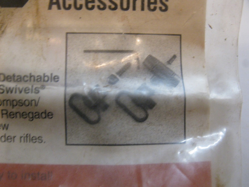 Muzzleloader Black Sling Swivels