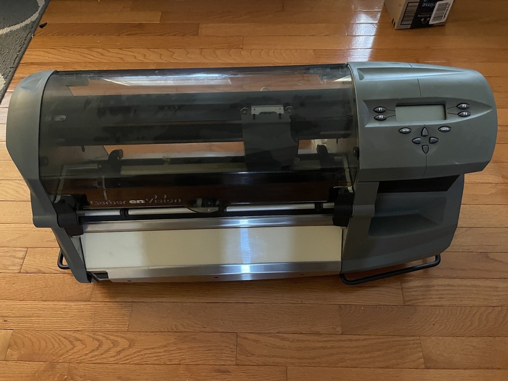 Gerber Envision 375 Vinyl Plotter Cutter 120/240 VAC Cutting Plotters Heavy Duty