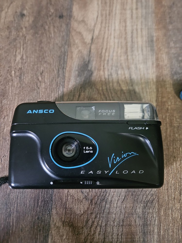 Vintage Ansco Vision Fully Automatic F 5.6 Lens Autoload Camera & Case Untested