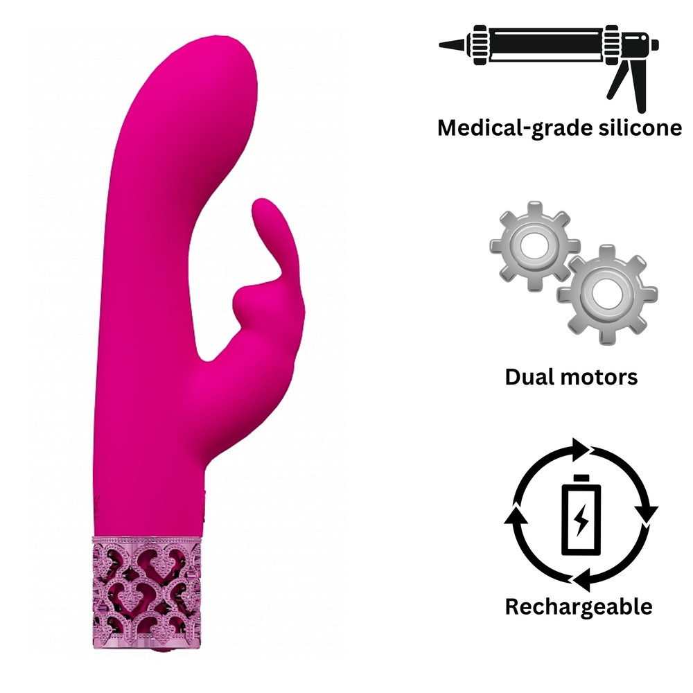 Rabbit Clitoral Stimulator Silicone Rechargeable Vibrator Beginner-Friendly Vibe