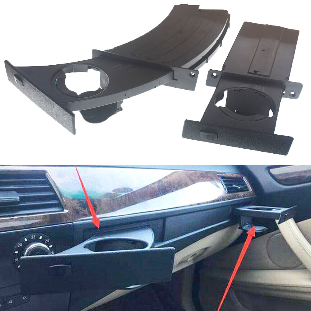 Pair Left Right Driver Passenger Side Front Cup Holder Fit For BMW E60 E61