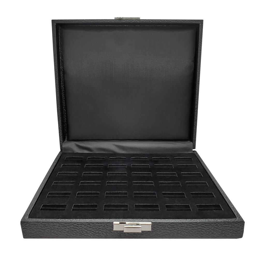 Black Cuff Links Storage Ring Display Box Cuff Links Case Cufflinks Organizer
