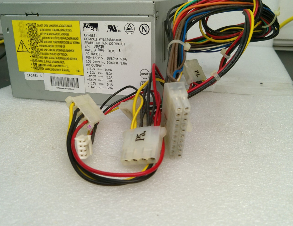 AcBel 124848-001 Power Supply API-8821