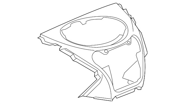 Genuine GM Blank Cover 15841450