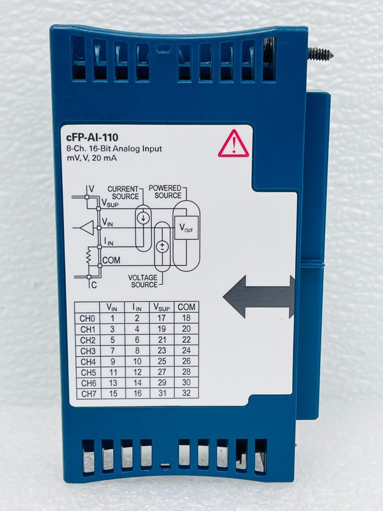 USED - National Instruments NI cFP-AI-110 8ch Analog Input Module / Free Shipp