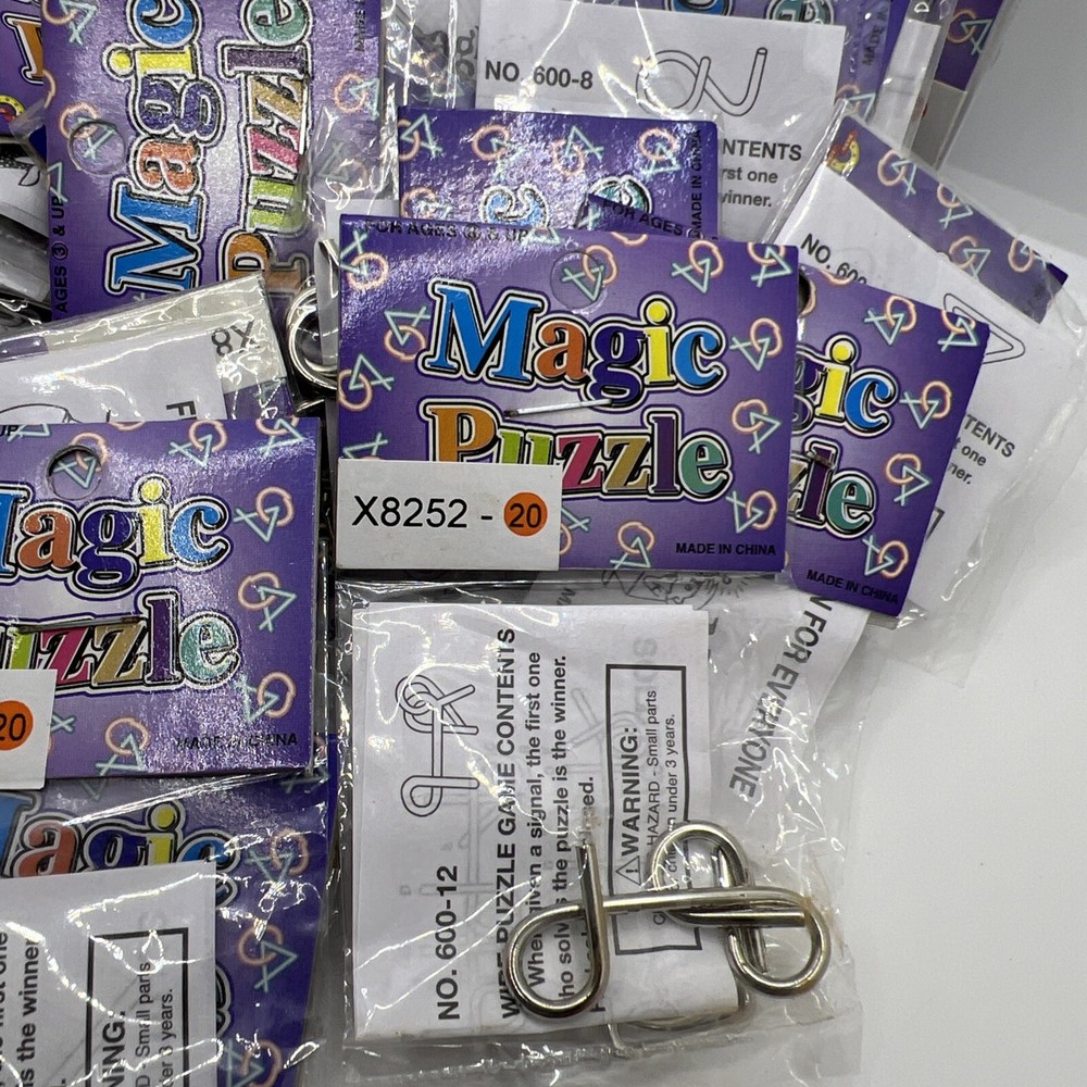 New Assortment Of 45 Small Magic Puzzles Magic Tricks