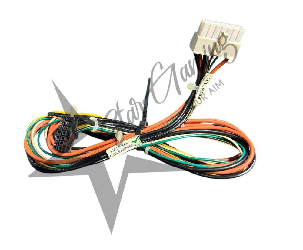 Aristocrat MK7 RS232 Printer Harness