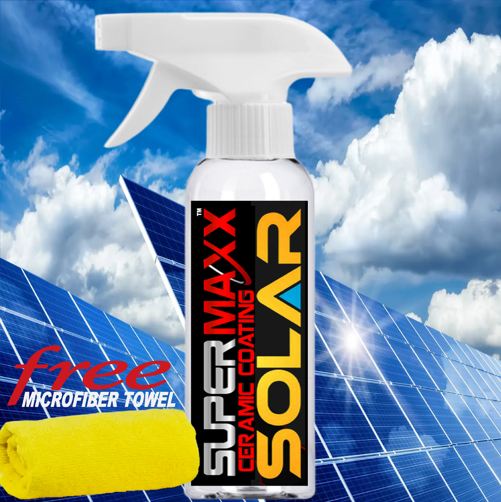 SOLAR PANEL KIT CLEANER ADVANCED TRICURE PROTECTION CERAMIC CLEAR COAT SPRAY