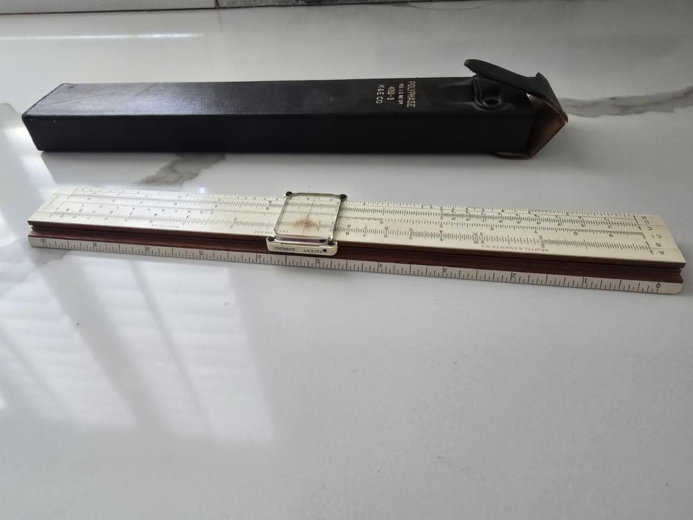Keuffel & Esser K&E Polyphase Slide Rule 4053-3