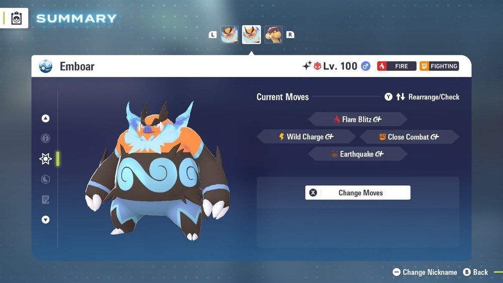 Emboar Shiny Alpha 6IVs Battle Ready - Legends ZA