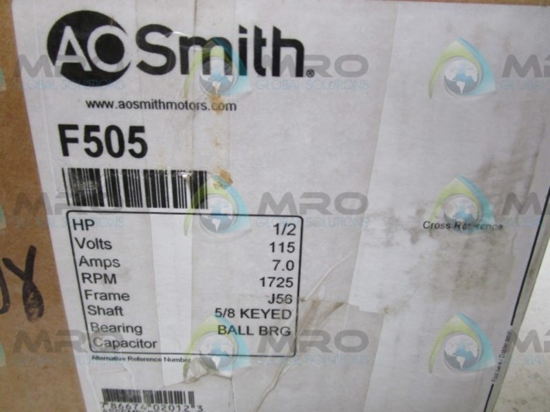 A.O. SMITH F505 MOTOR NSMP