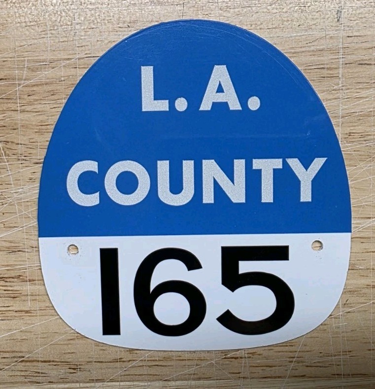 LA COUNTY 165 FIRE HELMET SHIELD