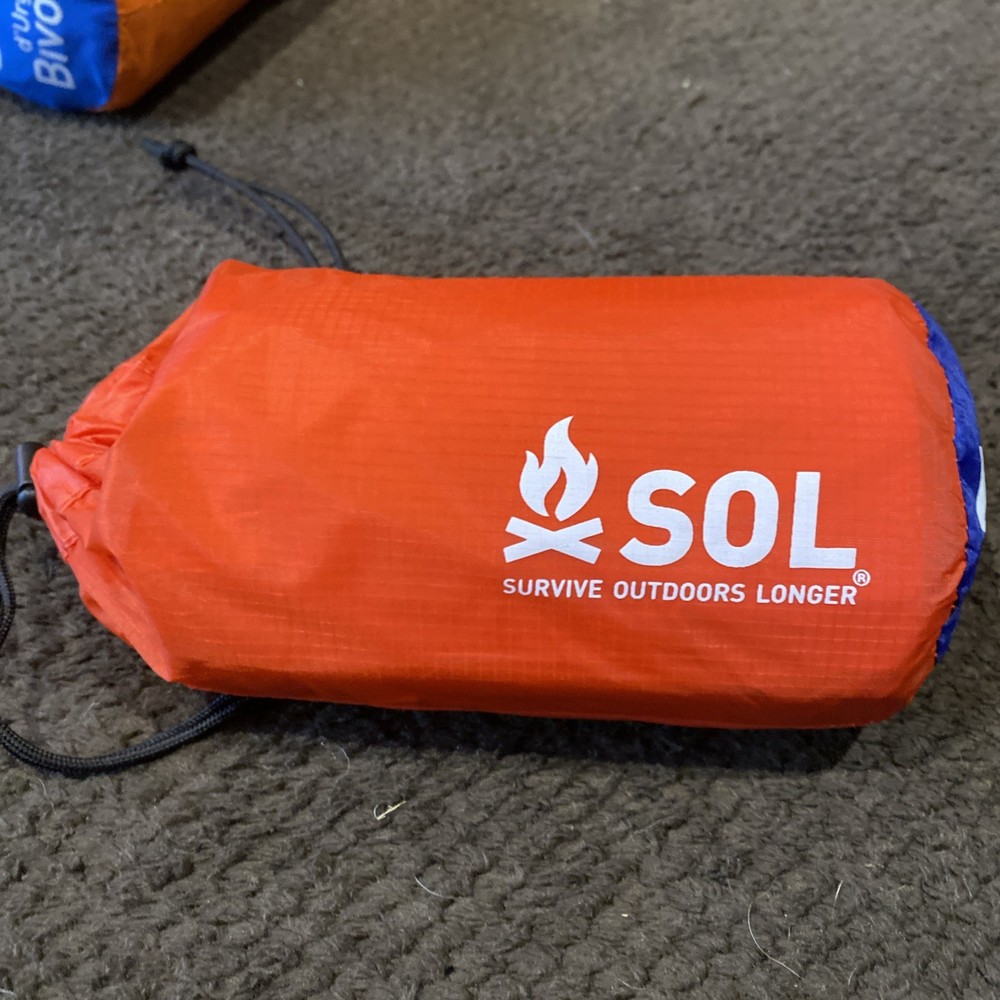 Sol Bivvy Emergency Sheets 1-Regular With Whistle And 1-XL