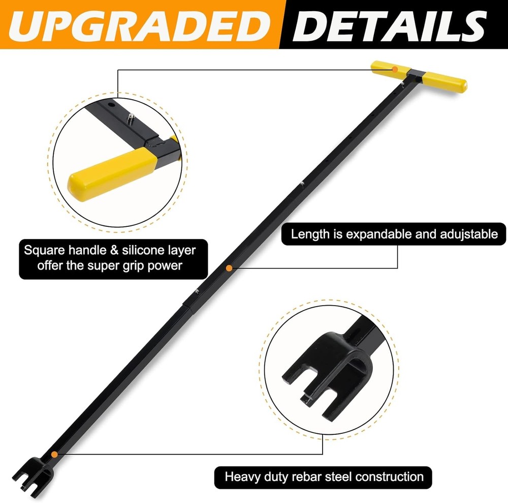 37 Inch Water Meter Key Adjustable Length 4 Way Multi Functional...