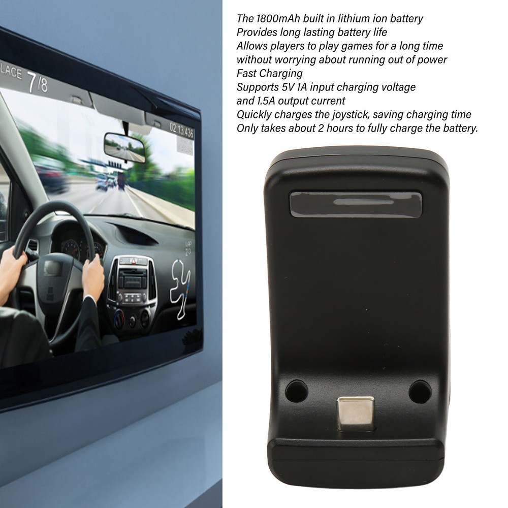 For PS5 Controller Rechargeable Battery 1800mAh Fast Charging Safe Stable