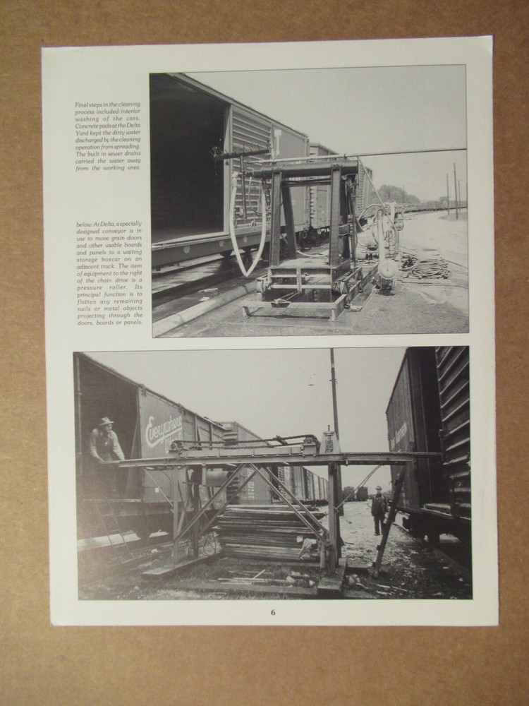 Great Northern Reference Sheet 226 Car Cleaning Facilities