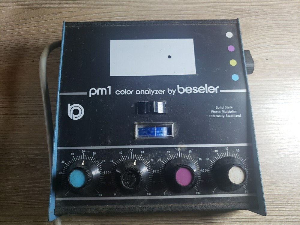 Vintage Beseler PM1 Color Analyzer Solid State Photo Multiplier Model 8150