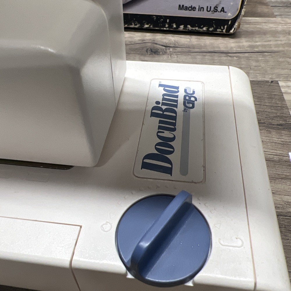 Gbc Docubind Punching & Binding System Plus Heavy Duty 3-hole Punch