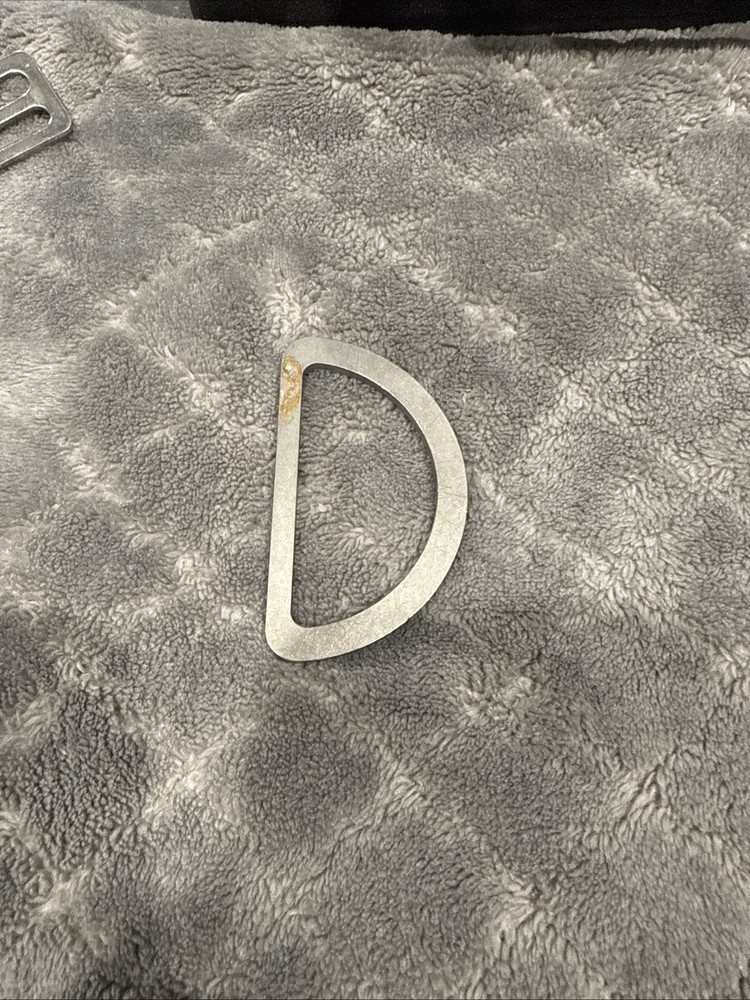 D-Ring Stainless Steel - Flattened Ends
