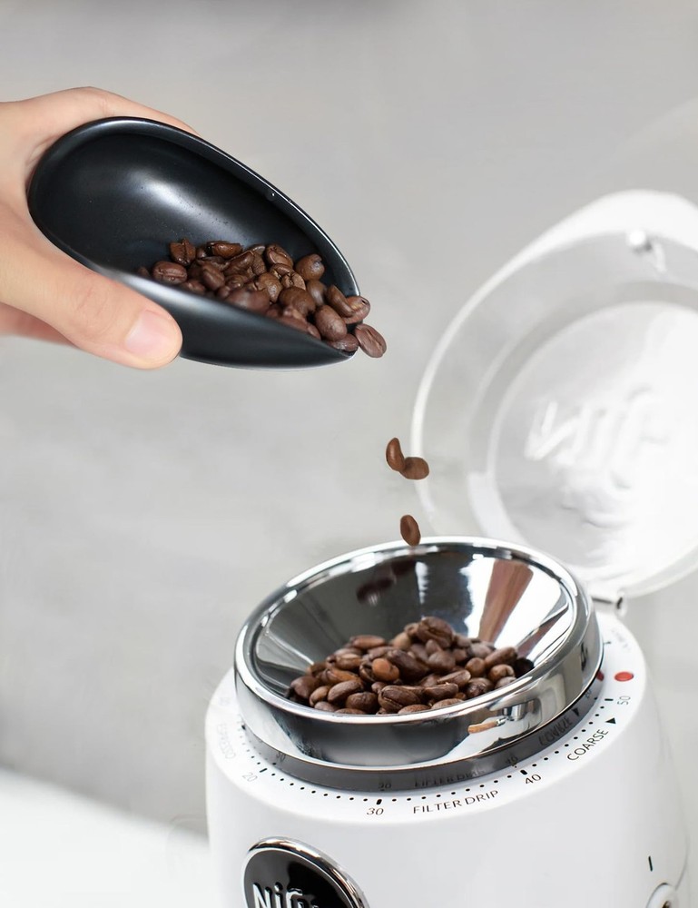 Coffee Bean Dosing Cup and Spray Bottle Set, Ceramic Single Dosing Tray for C...