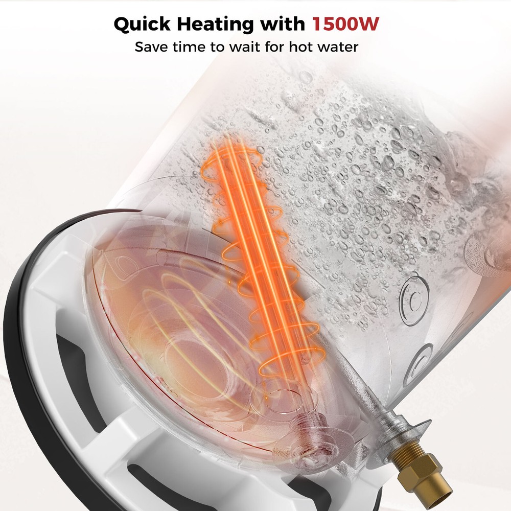 CAMPLUX 18 Gallons Tank Water Heater Electric Instant Hot Water Supply System RV