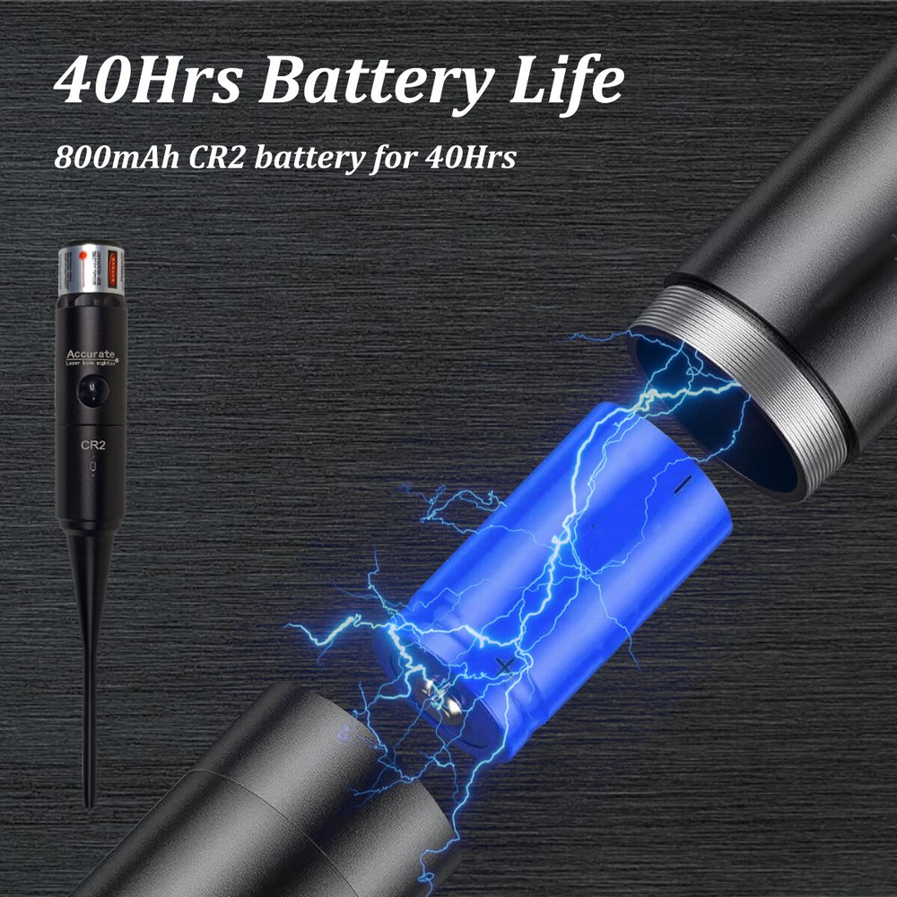 Professional Red Laser Bore Sight Kit for Multiple Caliber Upgraded Bore Sighter