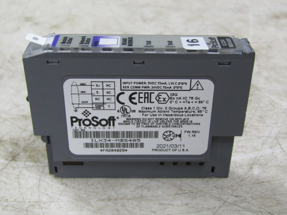 💥NEW PROSOFT ILX34-MBS485 SERIAL MODULE FOR COMPACTLOGIX POINT