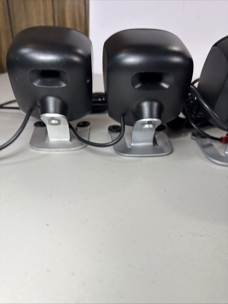 4x Logitech Z-640 Computer System Satellite Speakers Used