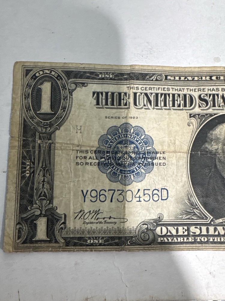 1923 $1 Silver Certificate Large Size “Horse Blanket” Note
