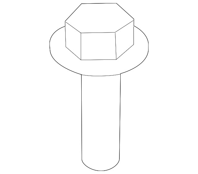 Genuine Ford Engine Mount Support Bracket Bolt W500520S442