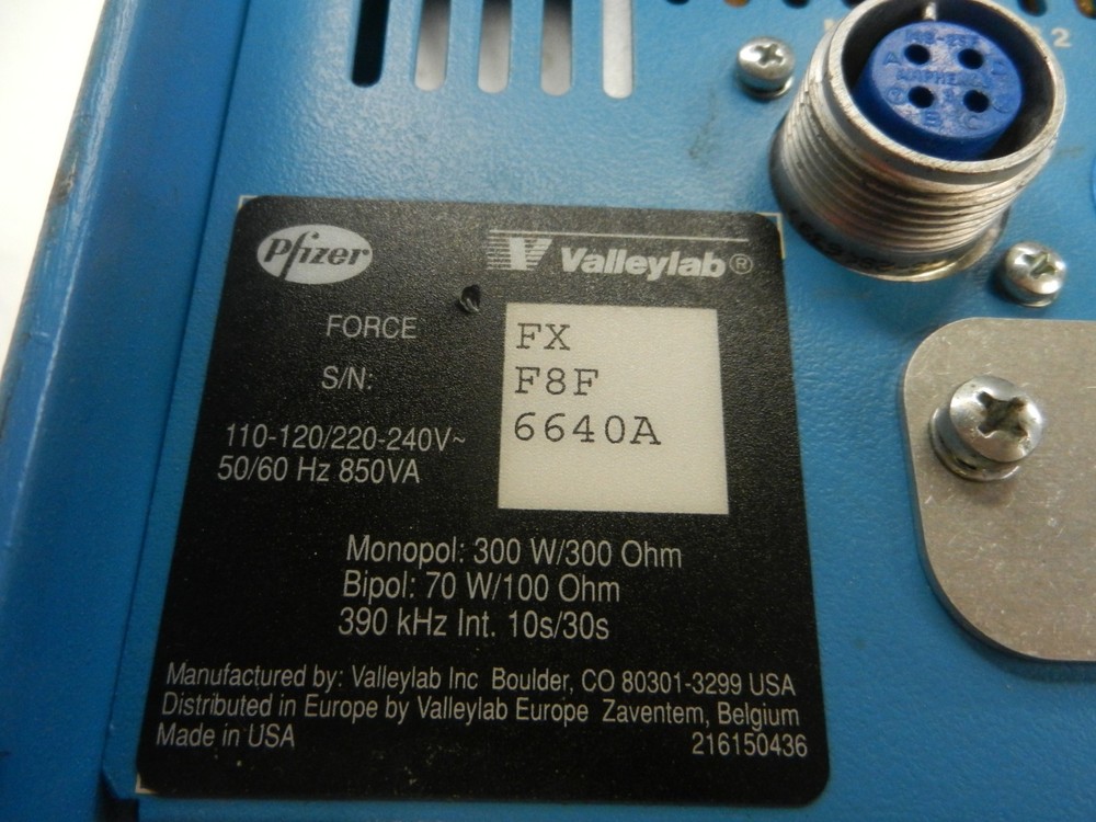 Valleylab Force FX-C Electrosurgical Generator ESU w/ Pedals