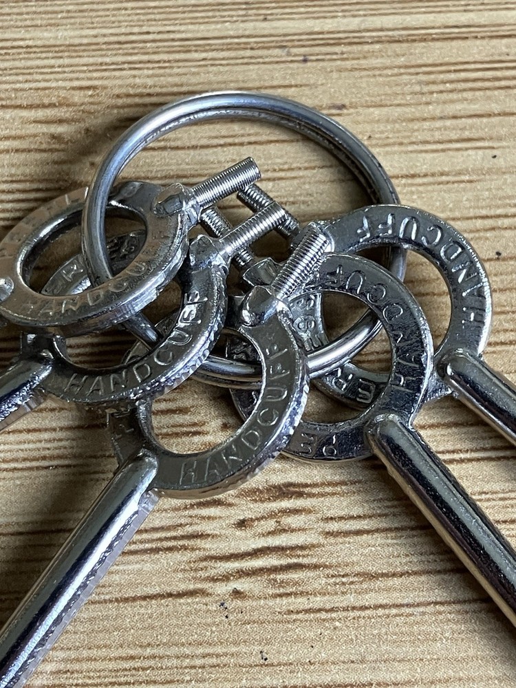 Lot Of 5 Peerless Handcuff Keys