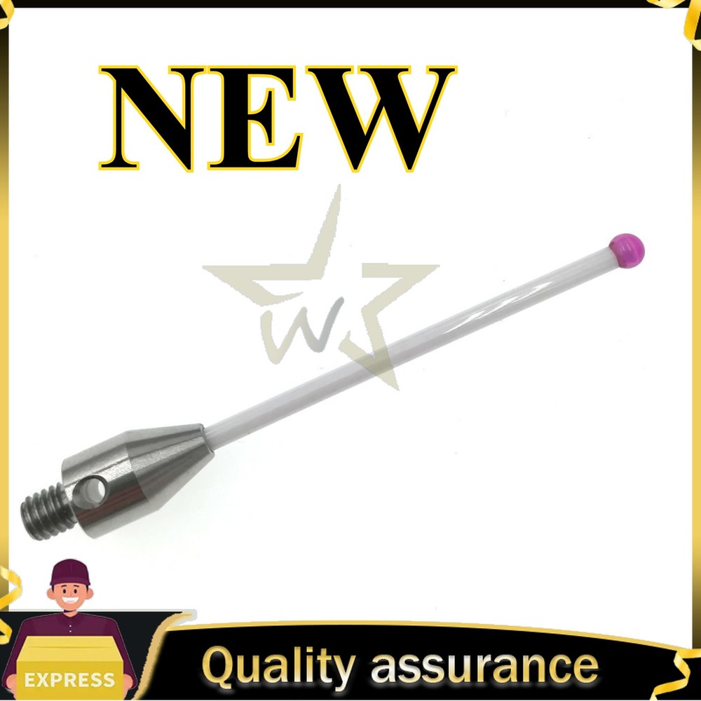 M4 Thread 3mm Ruby Tip 40mm Long Cmm Touch Probe Stylus Ceramic Stem Fast Ship