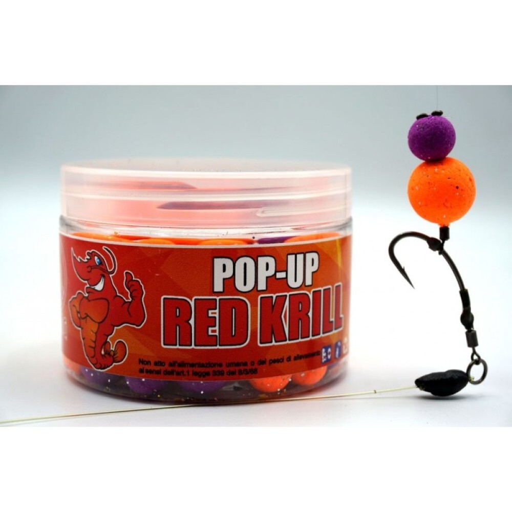 Boilies Pop-Up Red Krill 15mm Karma