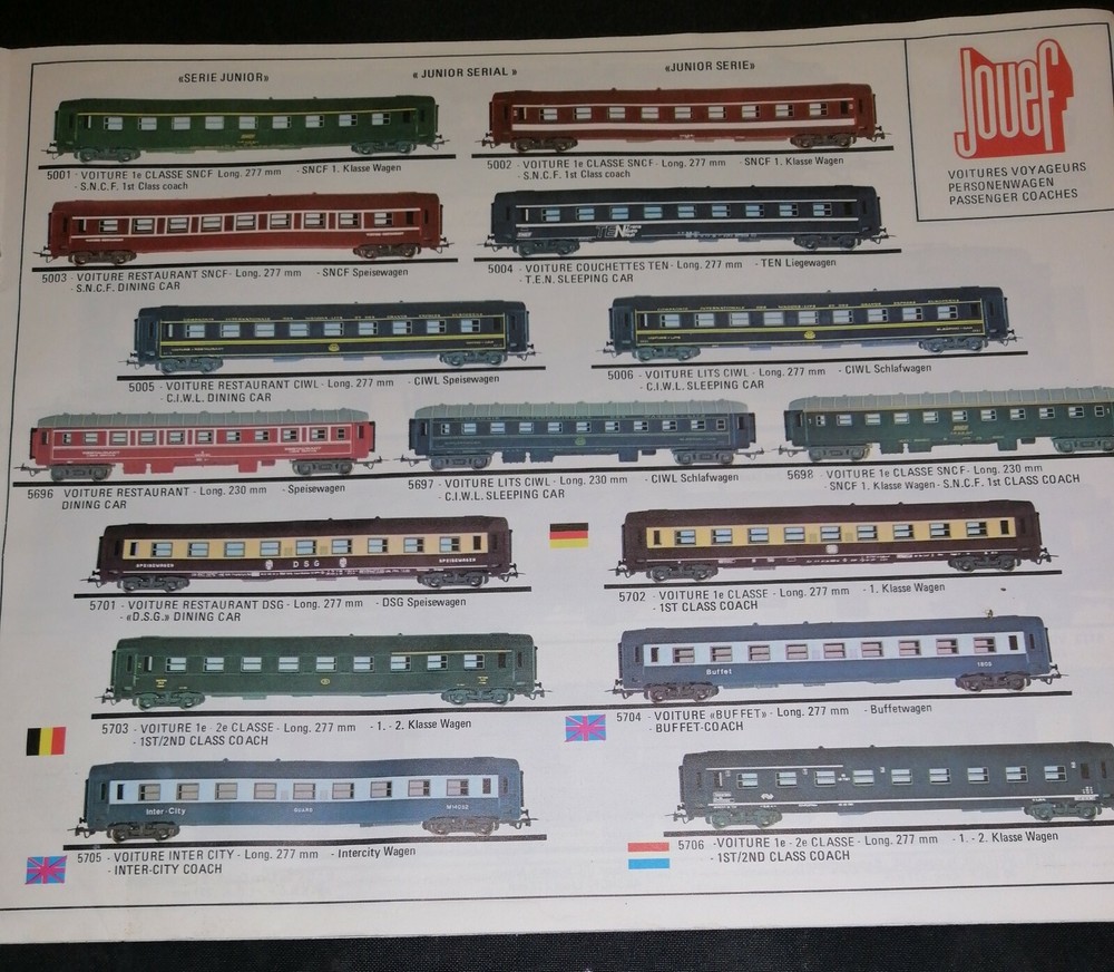 Catalogue Jouef HO 1976