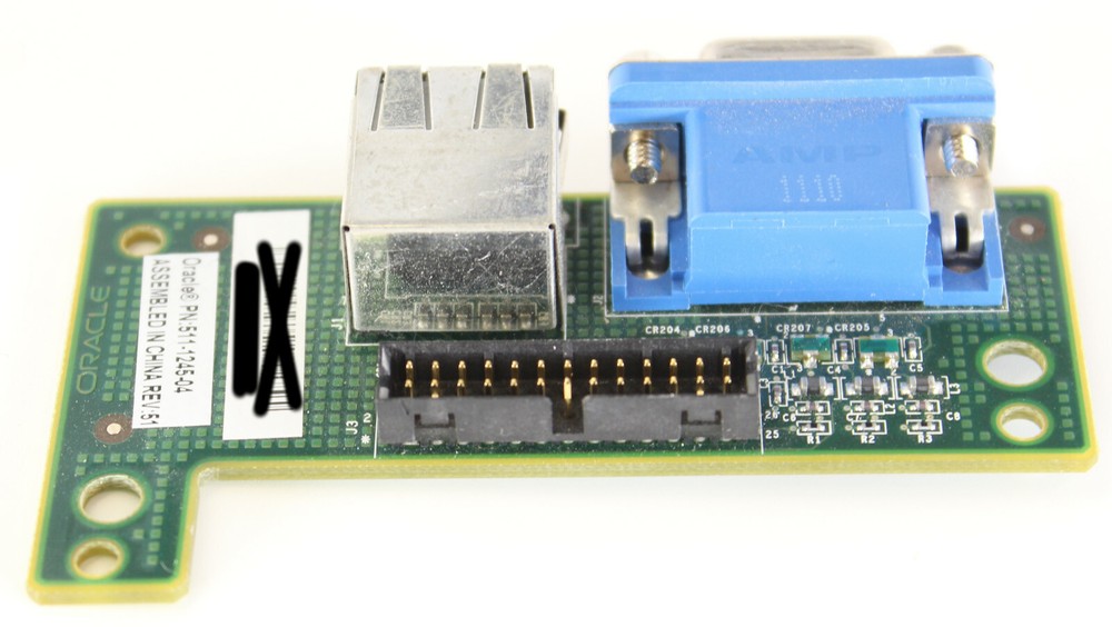 Sun Oracle Vga Network Interface Card 511-1245-04 271-1245-04