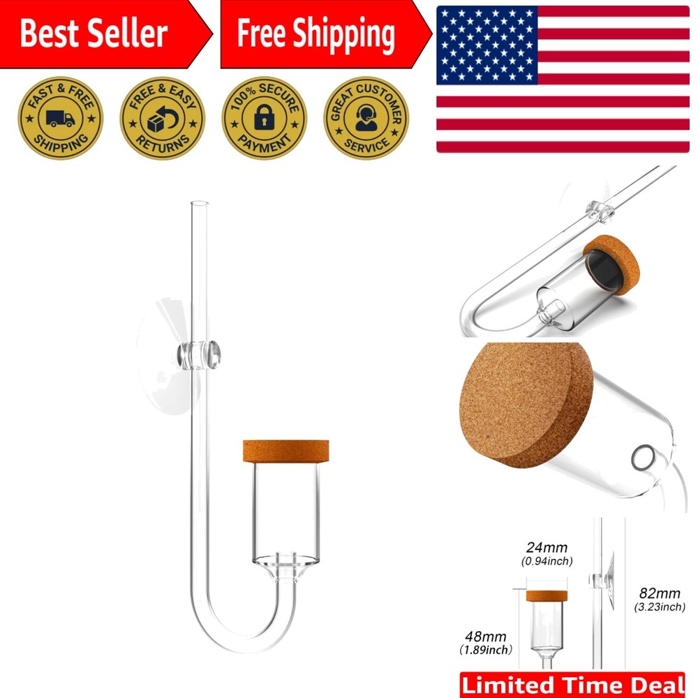 Aquarium CO2 Diffuser with Customized Ceramic – Perfect for 32-Gallon Tanks