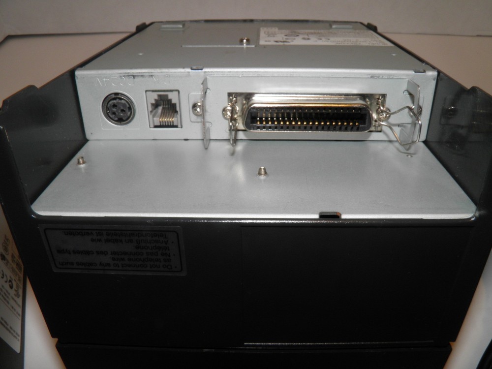 Star TSP600 643D Thermal POS Receipt Printer Parallel w Power Supply TESTED