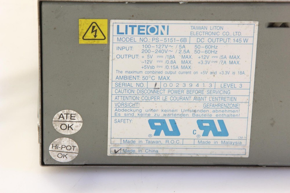 Liteon PS-5151-6B Desktop Computer Power Supply PSU. SKU220680