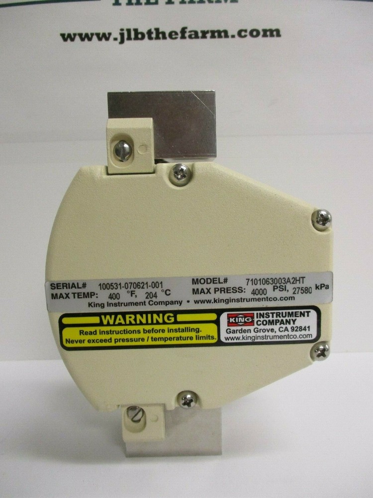 KING INSTRUMENT, 7100 SERIES FLOWMETER, 7101063003A2HT