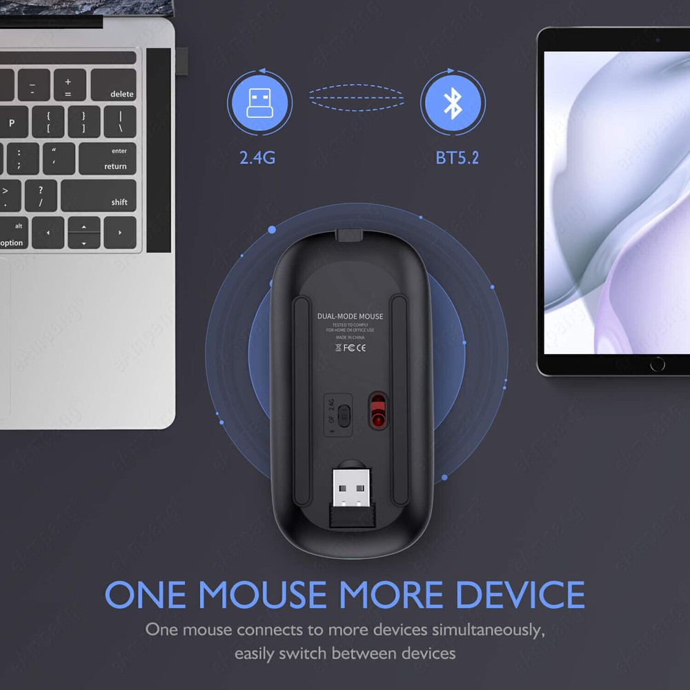 Rechargeable Backlit Bluetooth Touchpad Keyboard Mouse For Android IOS Tablet PC